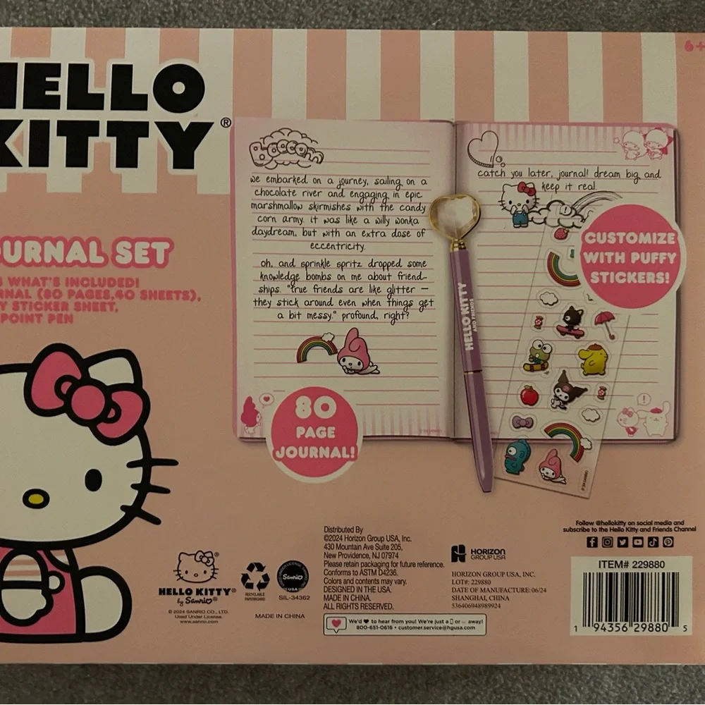 Hello Kitty Journal Set - Picture 4 of 4
